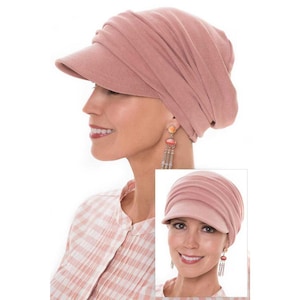 Cardani Buttery Soft Slouchy Newsboy Hat in Luxury Cupro