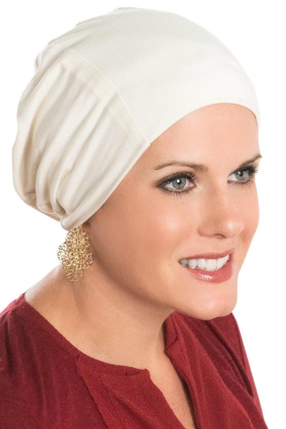 Soft Bamboo Viscose Chemo Cap Turban Beanie Head Cover Chemo Headwear | Turban for Women | Bamboo Head Wrap | Chemo  main image 4