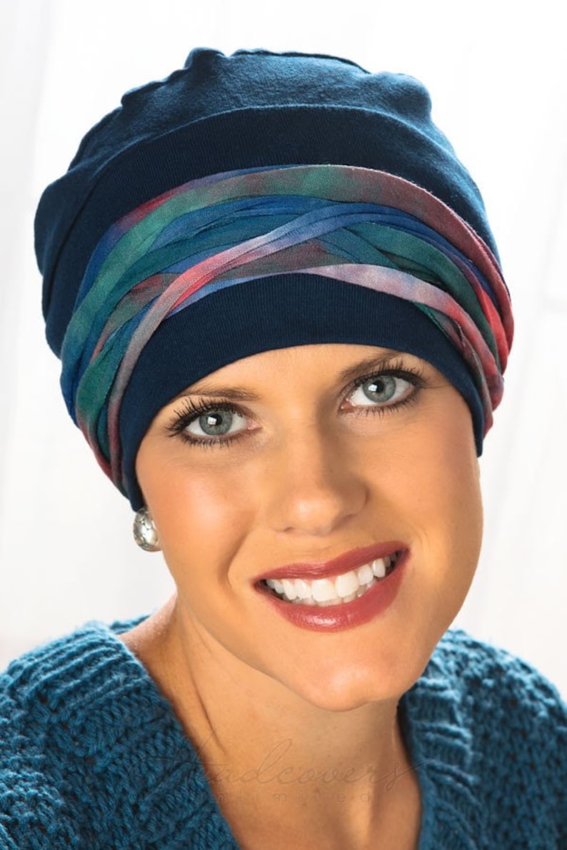 100 Cotton Three Seam Turban for Woman Chemo Hats Cancer Etsy.de