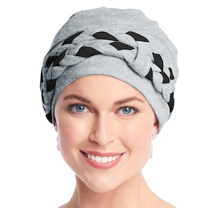 Double Braid Turban in 100% Cotton | Chemo Hats | Cancer Head Cover | Head Coverings