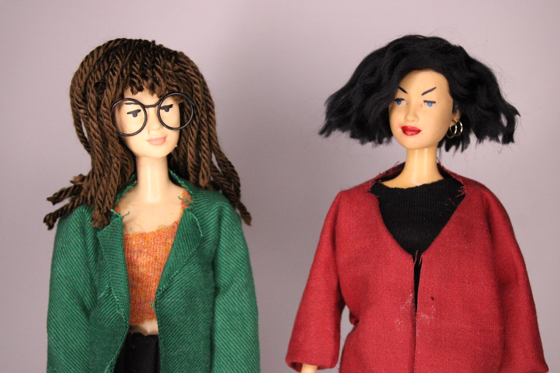 Daria and Jane OOAK Doll Set - Handmade Collectible Figures - Etsy