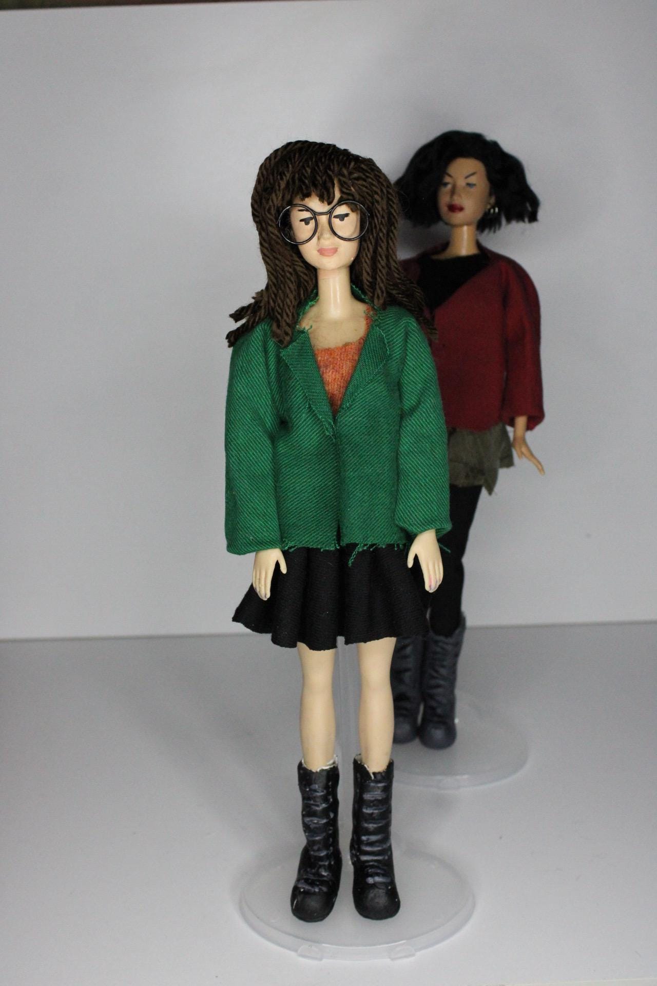 Daria and Jane OOAK Doll Set - Handmade Collectible Figures - Etsy