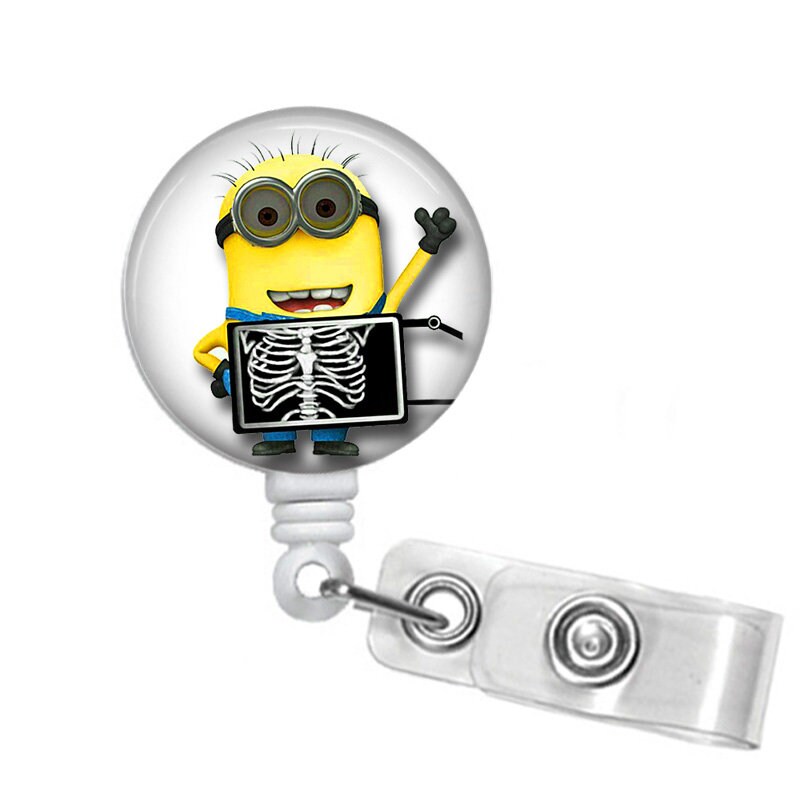 Minion xray Badge Reel Stethoscope ID tag or All In One Etsy