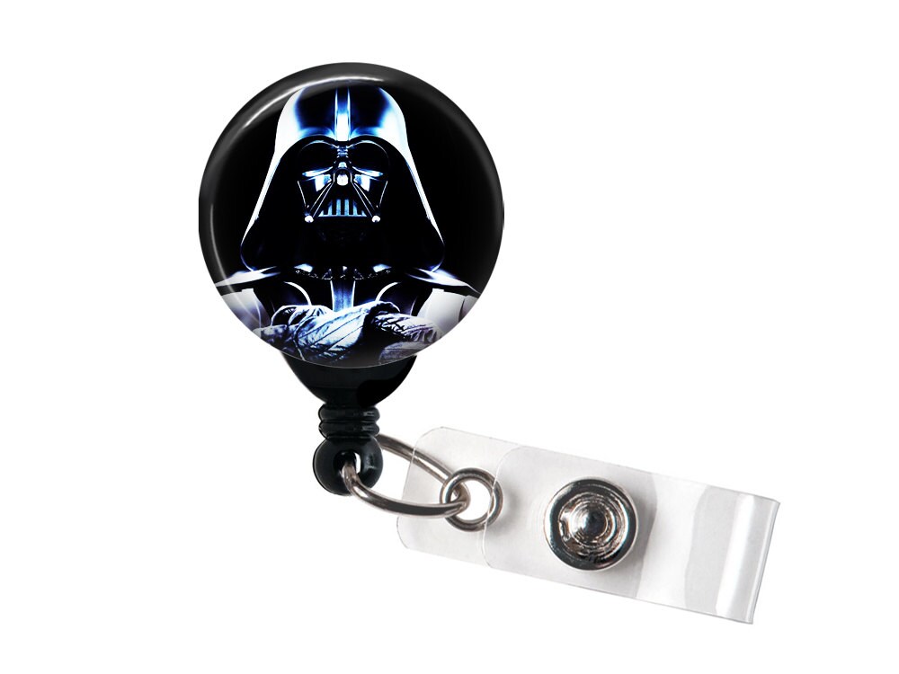 Star Wars Darth Vader Retractable Badge reel ID Badge holder Etsy