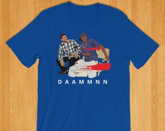 DAAAMMNN - Friday Movie T-shirt Classic Movie Tshirt, Hip hop, Gift for husband, Gift for wife, 90s style t shirt, vintage