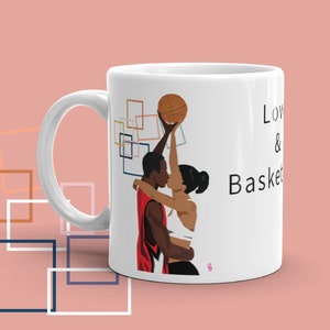 Love and Basketball Coffee Mug, Classic Movie Mug, Gift for Wife, Gift for Husband,  Gift for Boyfriend, Black Love Mug