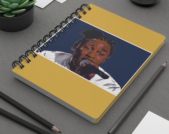 Kdot Hiphop Notebook, Unique Rhyme book Writer's Journal, Certified Boogeyman Kendrick Art Notebook, Gift for Writer, Gift for brother