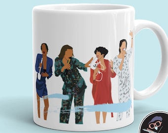 Taza de café para solteros, regalo de amistad, taza feminista, regalo para compañeros de trabajo, regalo único y divertido para amigos, regalo para hermanas, TV de los 90