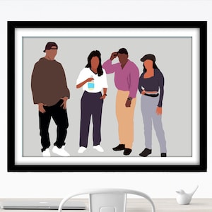 Hip Hop Poster, Poetic Justice, 90&#39;s Movie Poster, Tupac Poster, Janet Poster, Classic Movie Poster, Hip hop poster, A3 poster