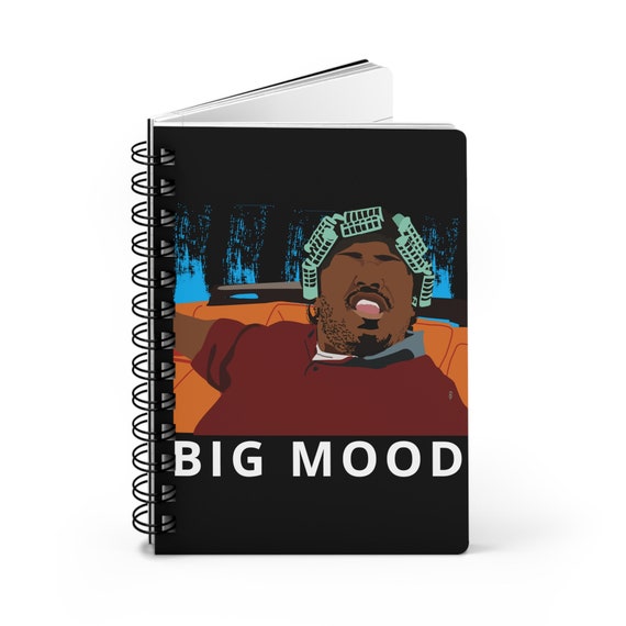 Big Worm Notebook Journal, Urban Unique Notebook, Gift for Writer, Gift for Brother, Father, African American Blank Notebook Writing Journal