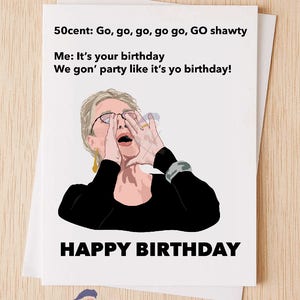 Meryl Streep Shouting Meme Compleanno Giorno Card, Buon Compleanno Giorno, Meme Card per la mamma, Divertente mamma Card, Cara Mama si sono apprezzati- 86A