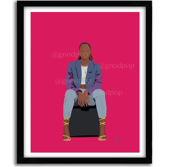 Black Girl Poster, Minimalist Poster, Best Friend Home Decor, Best Friend Home Decor, Black Art Print