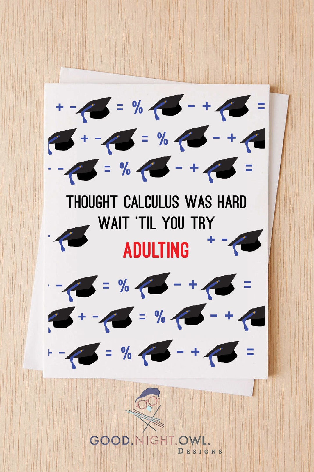 Funny Graduation Card - Cute Graduation Card, Congratulations Card ...