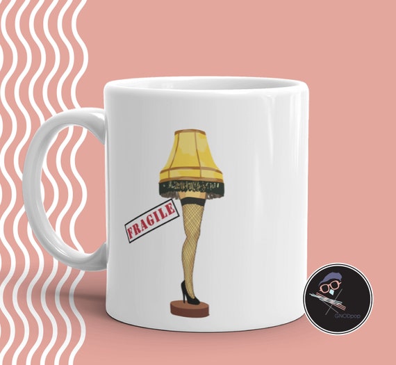 A Christmas Story Christmas Coffee Mug Leg Lamp - Gifts Under 20 Unique Funny Holiday Mug for Co-Worker, Friend