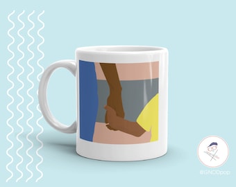 Never Let Go Coffee Mug, Black Mother's Day Gift , Coffee Mug, Mom Birthday Gift,  Wife Mom Sweet Coffee Mug, Gift for Aunt