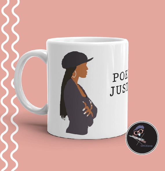 Janet Jackson Coffee Mug, Poetic Justice Coffee Mug,  Classic Movie Mugs, Hip hop, 90s Classic Black Films, Home Wall Art, Dorm Room Decor