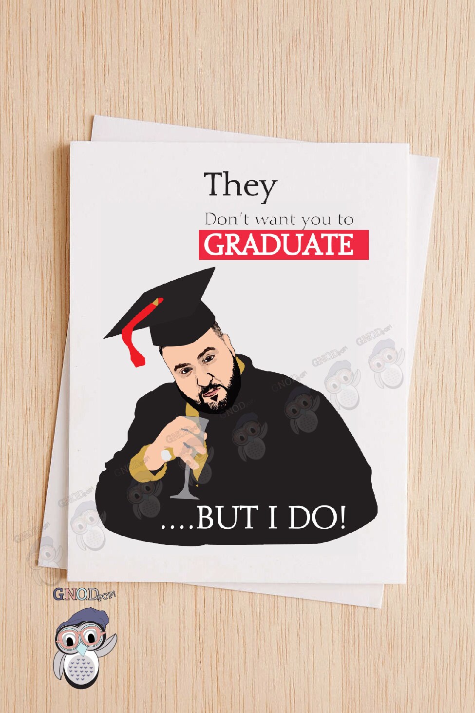 DJ Khaled, Funny Congrats Card, Congratulations you played yourself, cheeky  card, hip hop cards - 91A