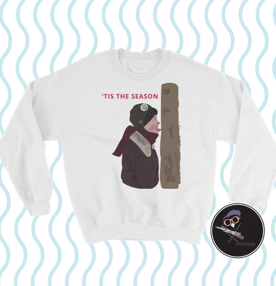 A Christmas Story Sweater - Tis The Season, Classic Movie Geekry, Triple dog dare, Funny Christmas Sweater, Gift for husband, brother