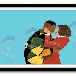 Damn Gina, Martin Gina Classic TV Poster - Martin TV Show, 90&#39;s Poster, hip hop poster, Damn Gina, Christmas Gift Home Office Art, dorm art