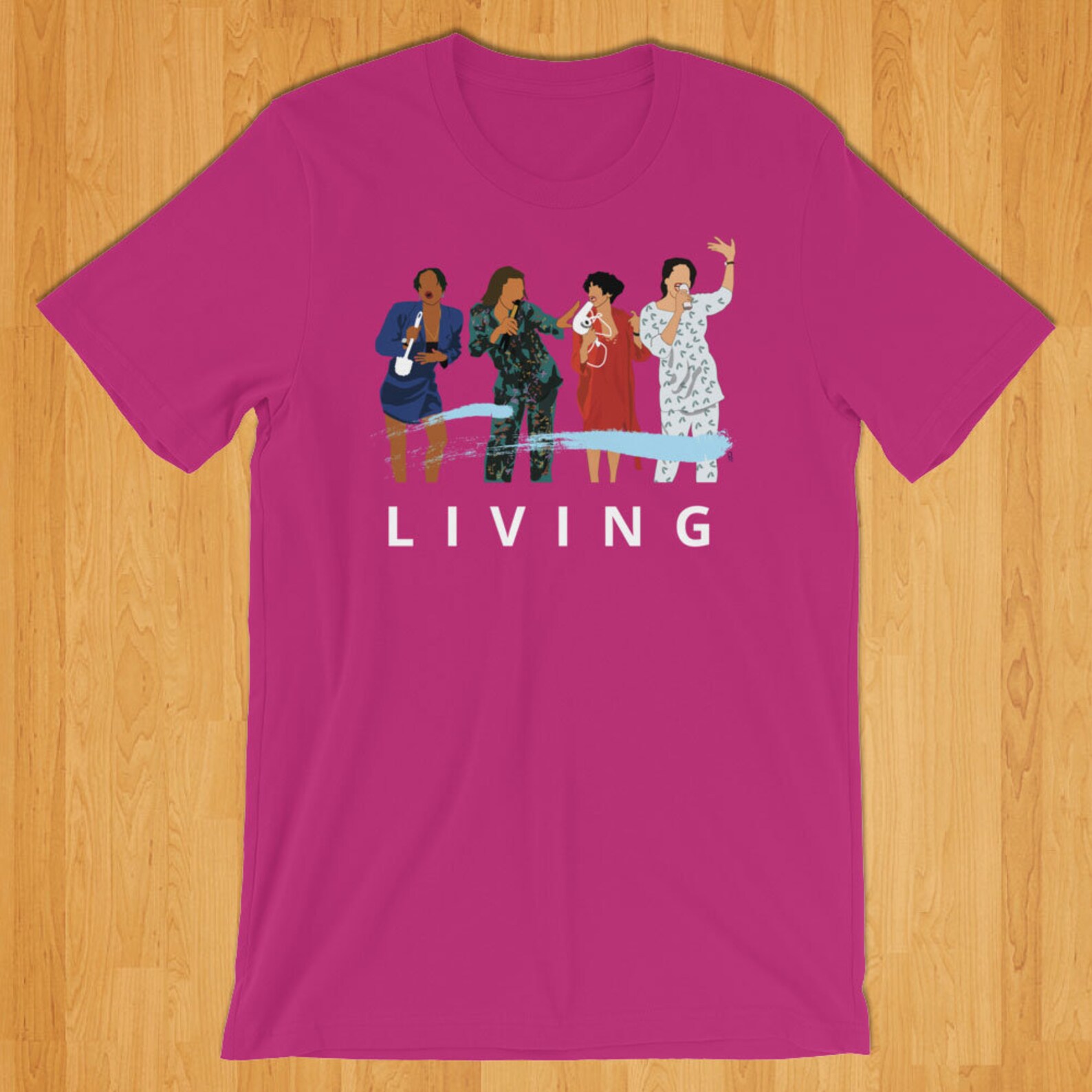 Living Single T-shirt From 90's TV Classic Show Gift for - Etsy