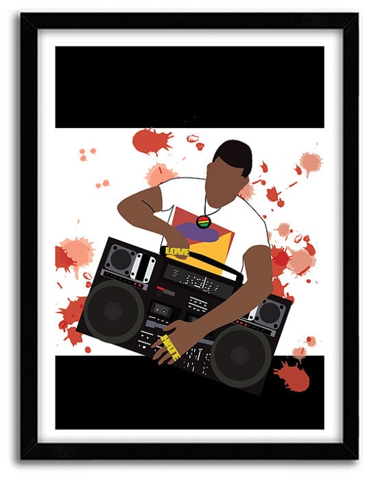 Classic Movie Poster, Do The RIght Thing Hip Hop Poster, Unique Christmas Gift Birthday Gift, Spike Lee, Classic 80's Hip-hop Poster