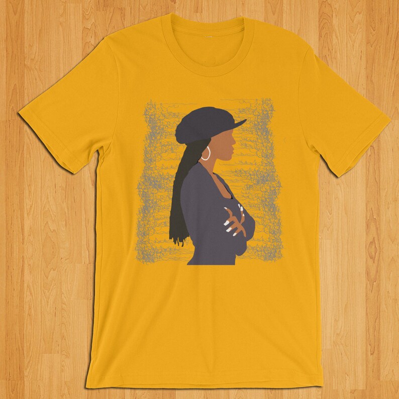 poetic justice t shirt orange