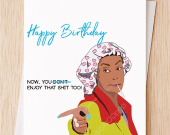 Funny Modern Meme Birthday Day Card, Real World Birthday Card Husband, Boyfriend Love Card Wife Girlfriend - Funny card for Co-worker