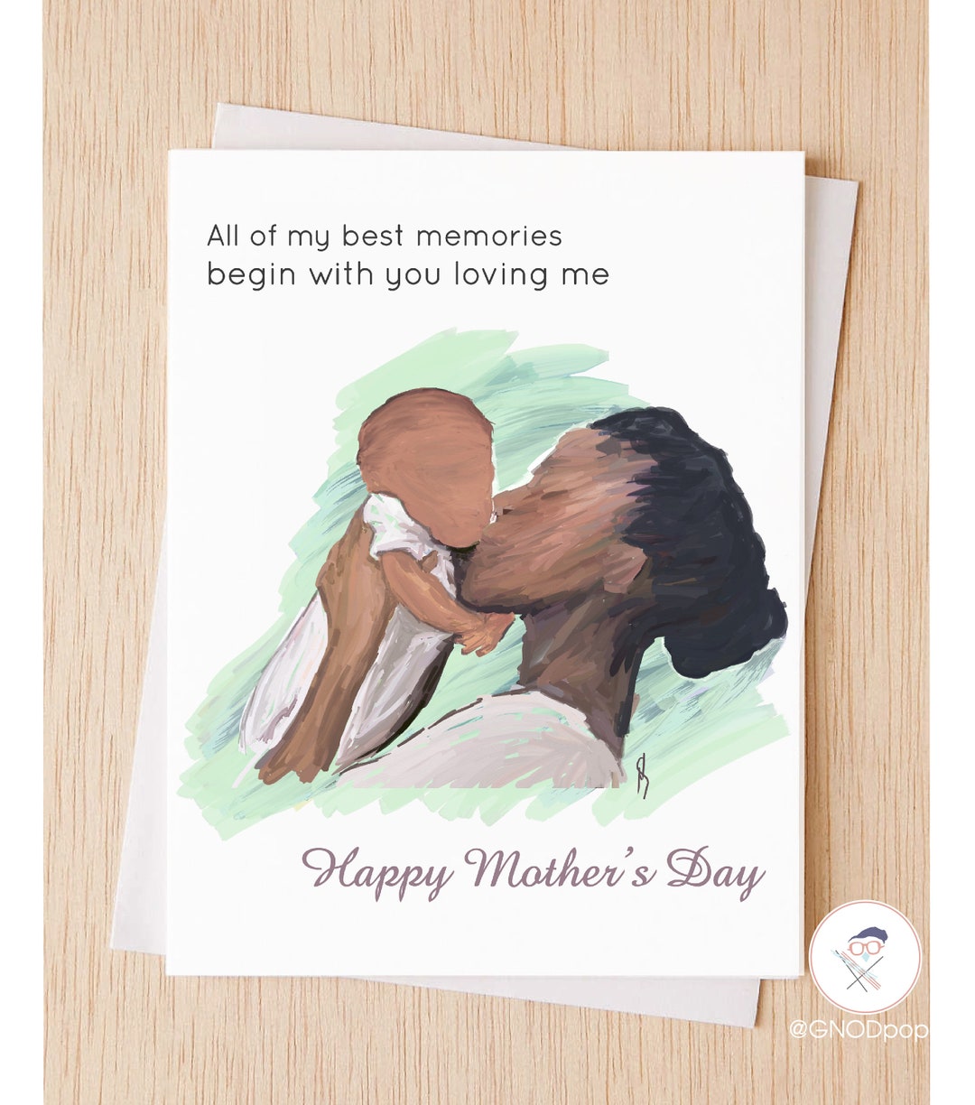 Happy Mother's Day, Black Mother's Day Card , You Fixed My Hair and ...