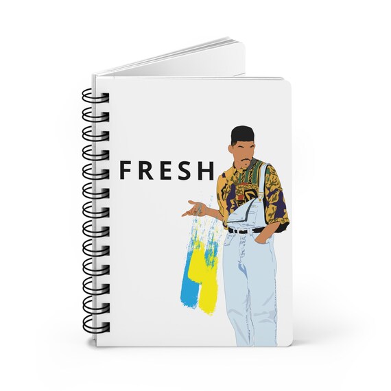 Writer's Journal, Fresh Prince Notebook, Gift for College Student, Pocket Journal, Motivational Journal, Blank Notebook, Ruled line Notebook