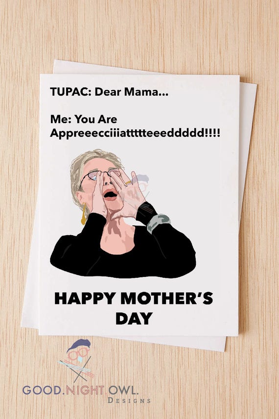 Shouting Meme Mother's Day Card, Happy Mother's Day, Meme Card for Mom, Funny Mom Card, Dear Mama you are appreciated