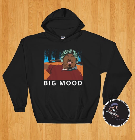 Friday Movie - Big Mood -- Big Worm Friday Unisex Hoodie - 90's clothing, Gift for Husband, Boyfriend, Wife, Girlfriend