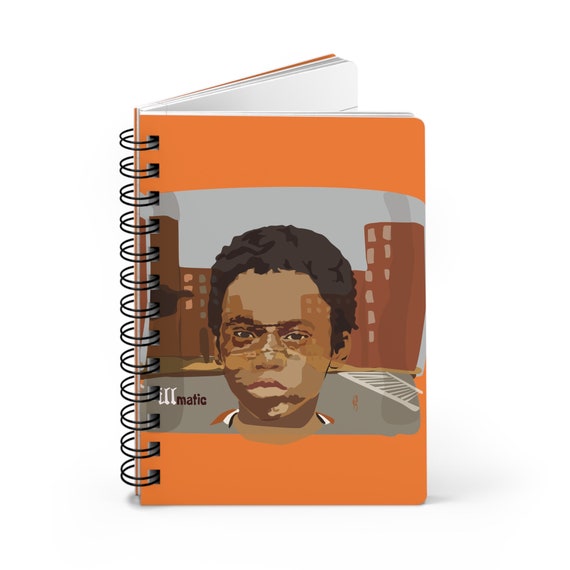 Illmatic Unique Blank Notebook, Rap Hip hop 50th Anniversary Writer's Journal, Gift for Husband, GIft for Brother, Black Boy Joy Notebook