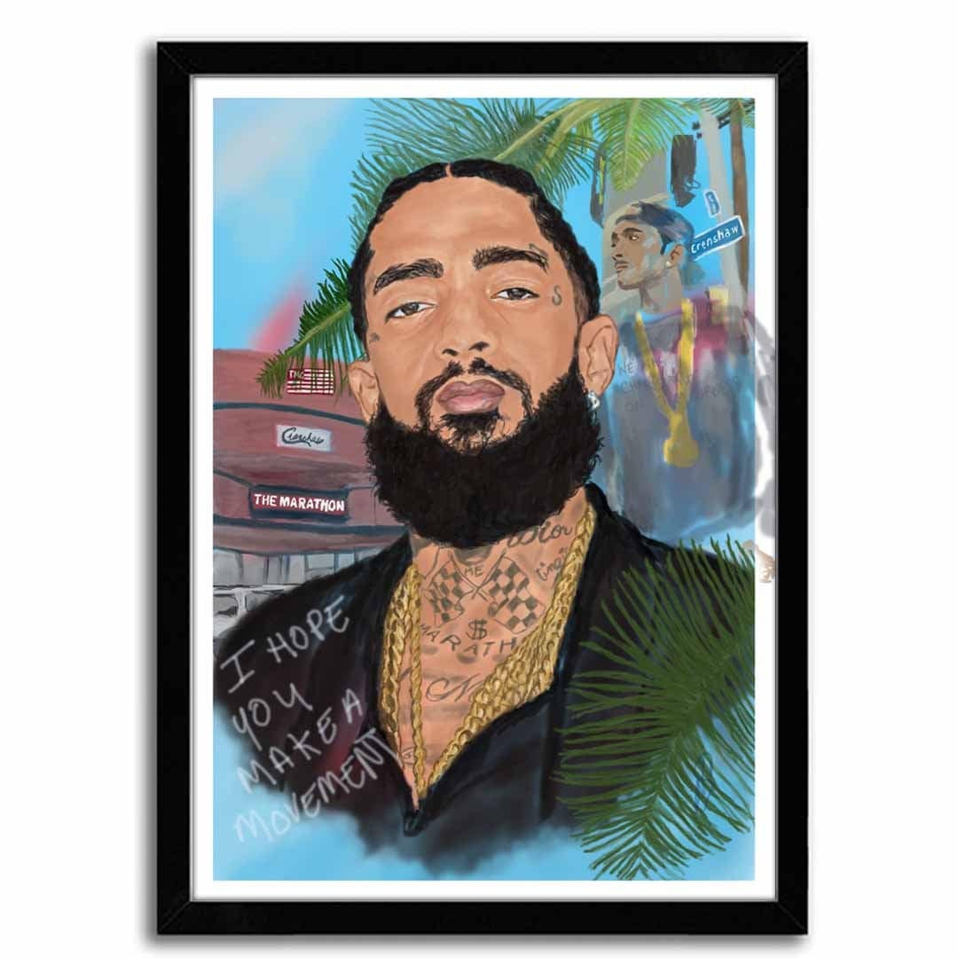 Hussle the Great- Nipsey Hussle - Victory Lap - Hip Hop Artwork
