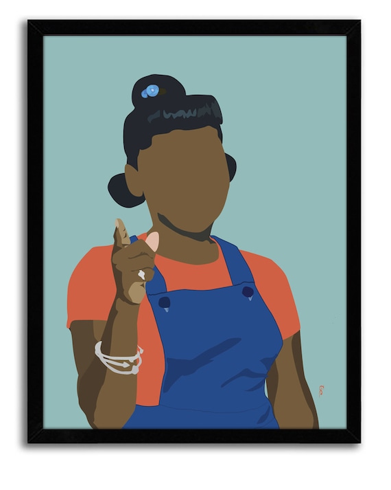Tv Show Poster - What's Happening  - Dee - Black Girl - Little Sister -Wall Art -African American Home Office Art, dorm art -gift for sister