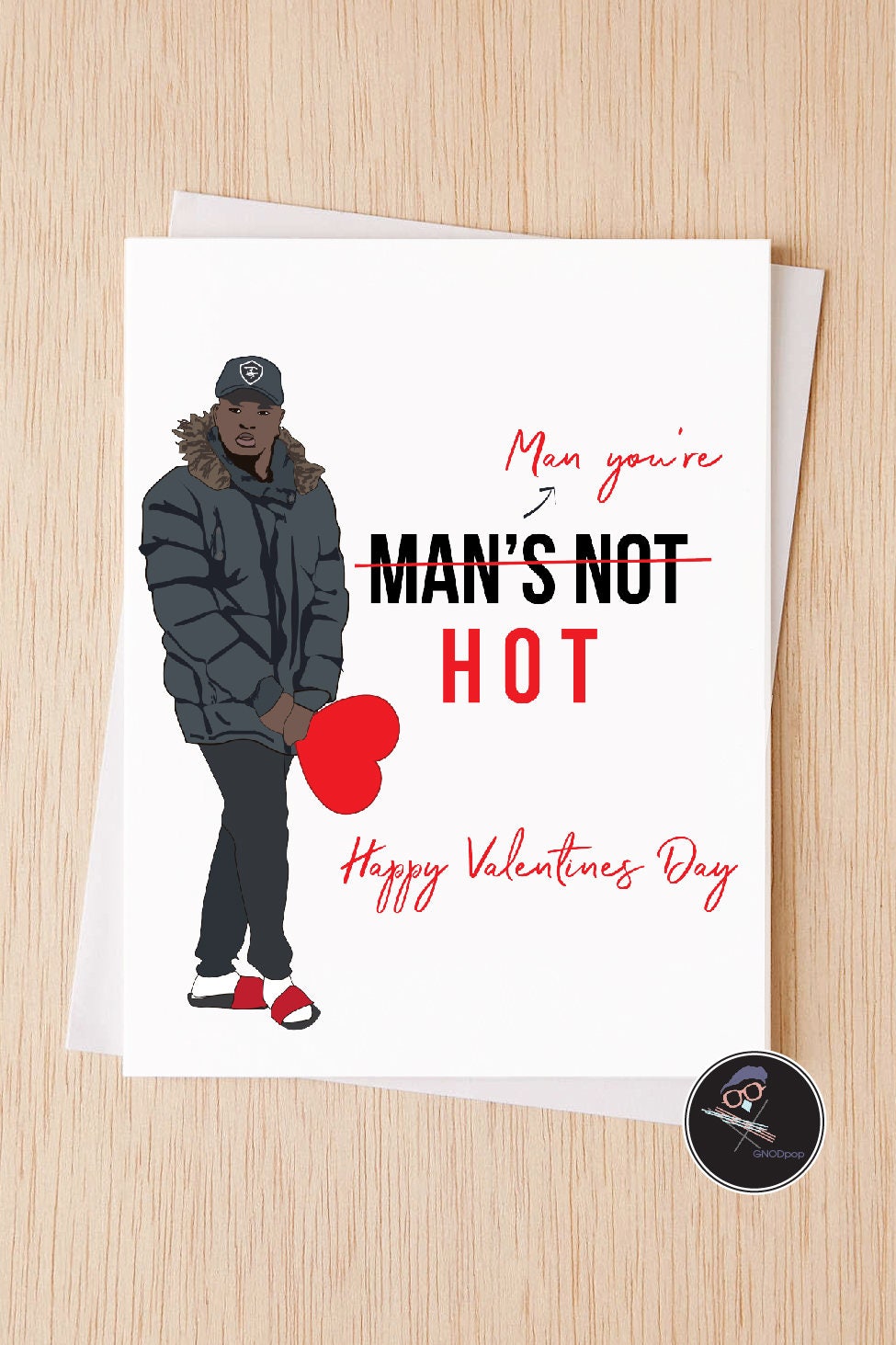 Mans Not Hot Funny Valentines Day Card Big Shaq Valentines - Etsy Mans Not Hot Funny Valentines Day Card Big Shaq Valentines - Etsy