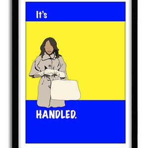 Pôster de TV de escândalo, pôster de Olivia Pope, pôster de TV, arte pop, presente de inauguração, pôster A3