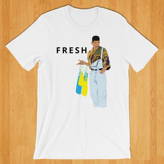 Fresh  T-shirt, Fresh Prince of Bel Air T-shirt, Hip Hop shirt, College shirt, 90s shirt, gift for boyfriend, gift for husband, wife