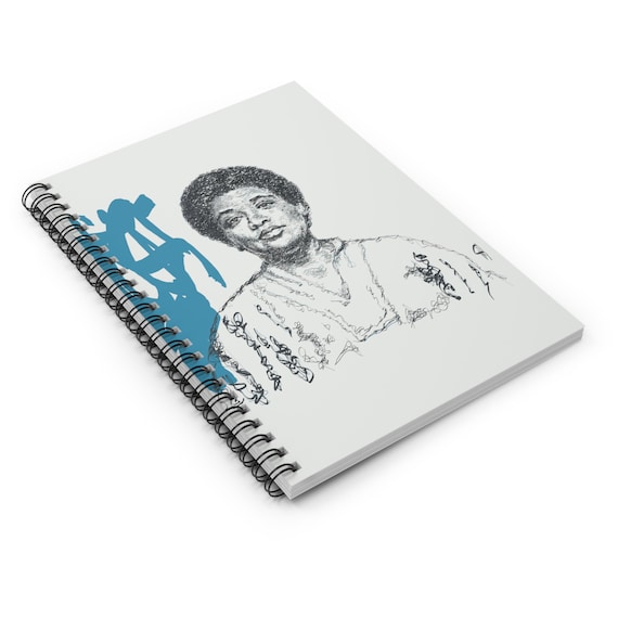 Writing Journal / Notebook, Audre Lorde - Warrior Poet , Black Lesbian Queer LGBTQ Notebook, Blank Journal, Gift for Writer, Gift for sister