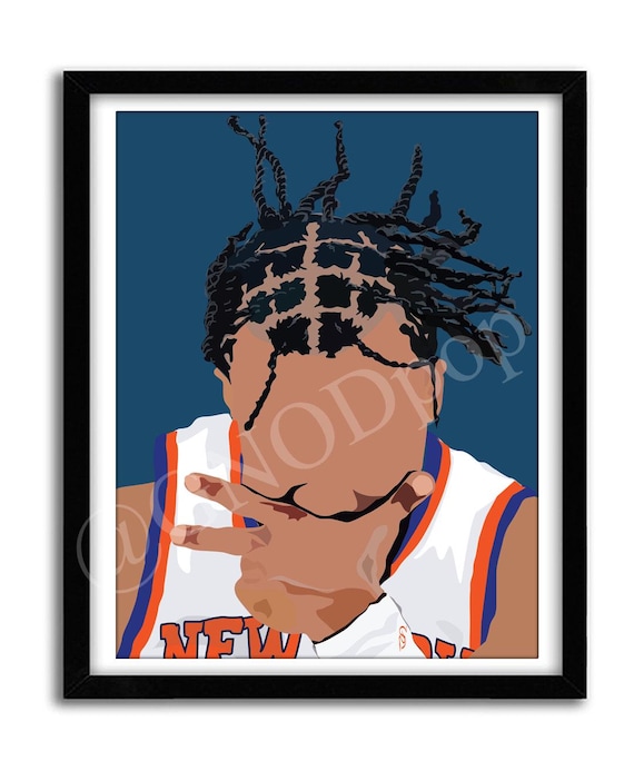 Brunson Poster- New York basketball Art, Christmas Holiday Gift, Dorm Decor, Home Decor, NY Art Print