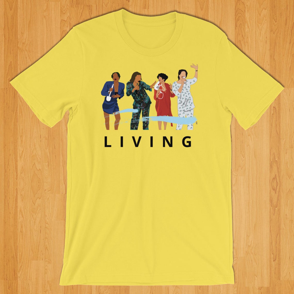 Living Single T-shirt From 90's TV Classic Show Gift for - Etsy