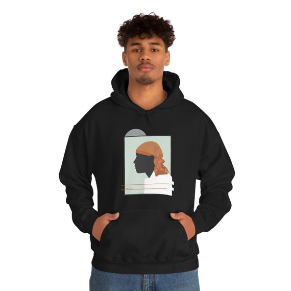 Wavy King - Ode to the Durag 1 -  Durag Hip Hop Hoodie, African American Art Gift , Gift for brother, Gift for boyfriend