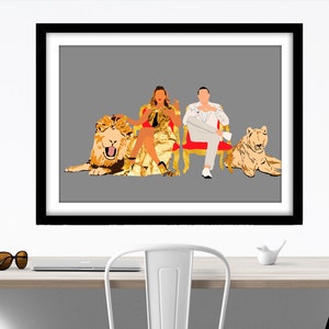 Serie de televisión Empire, arte hip hop, póster de televisión, Lucious y Cookie, Lee Daniels, arte pop, decoración del hogar, decoración de dormitorios, póster de hip hop, póster A3