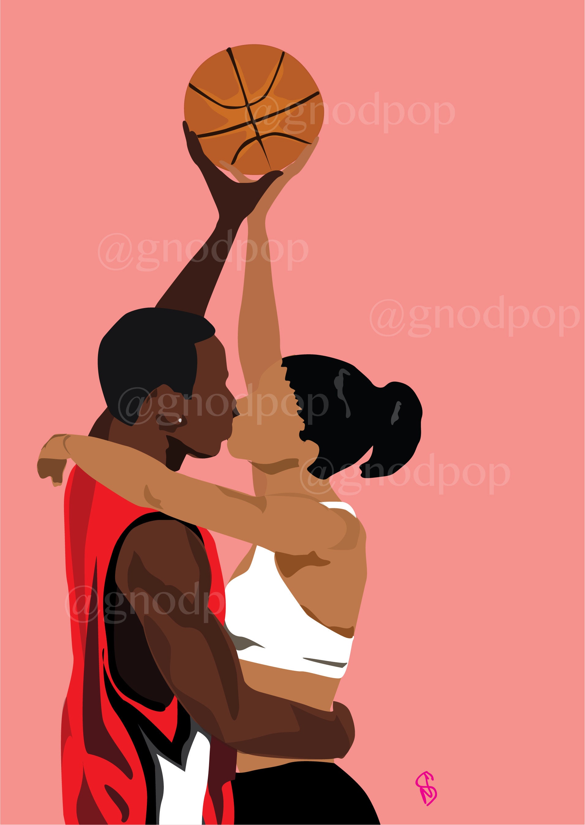 .com: Love And Basketball Movie Poster Canvas Poster Bedroom