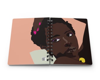 Black Girl In the Sun Notebook Writer's Journal, Black Girl Magic Notebook, Gift for Writer, Gift for Sister, Gift for Girlfriend, Books