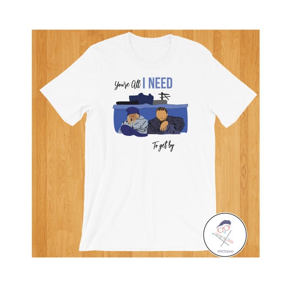 You're All I Need To Get By, 90's Classic Rap R&B Vintage T-shirt for Husband, T-shirt for Wife Unisex T-Shirt,  Classic 90's T-Shirt