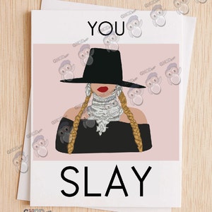 You Doodt, Formation Friendship Card, Bey Hive Card, kaart voor vriend, kaart voor zus, motiverende kaart, Moederdagkaart - 79A