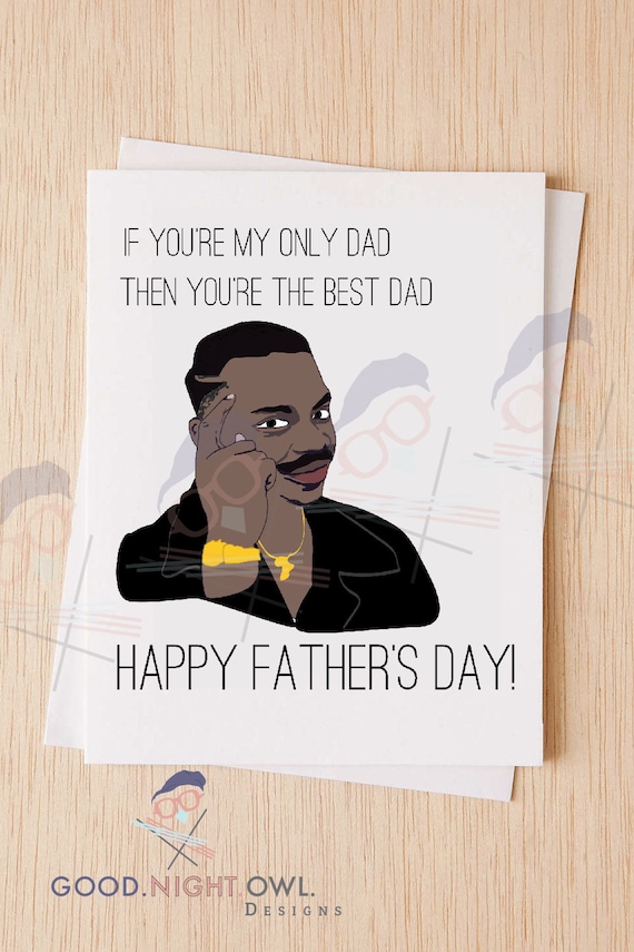 Funny Happy Father S Day Card Roll Safe Meme Card Rs Etsy