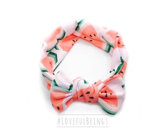 watermelon baby headband
