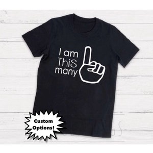 1 year old birthday shirt-adult archive