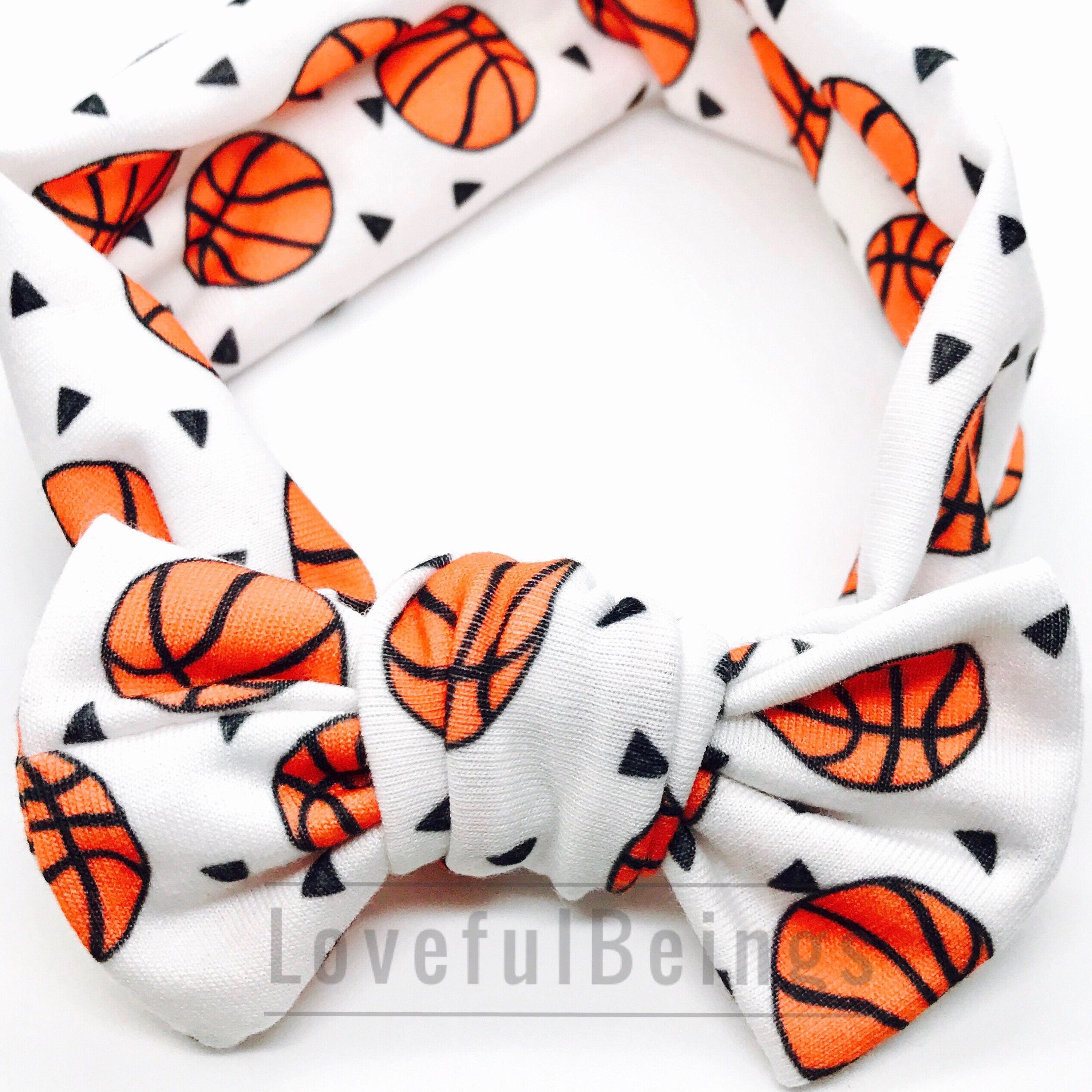 Basketball Basketball Headband Baby Girl Headwrap Etsy